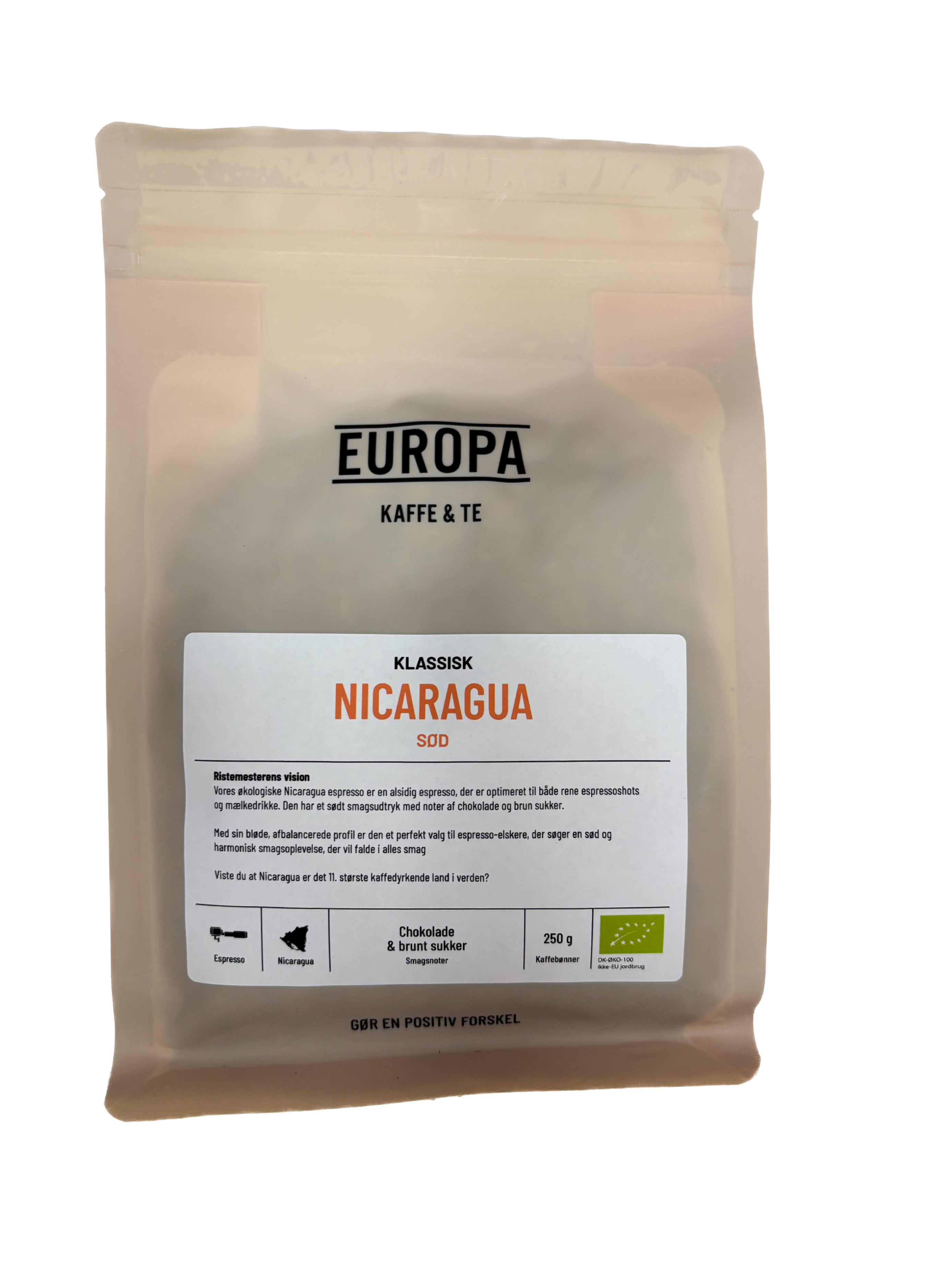 Nicaragua Økologisk 250g Espresso